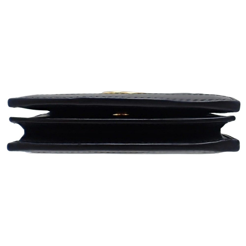 GUCCI GG Matelasse Compact Wallet Bi fold Quilted Leather Black - Picture 4 of 7
